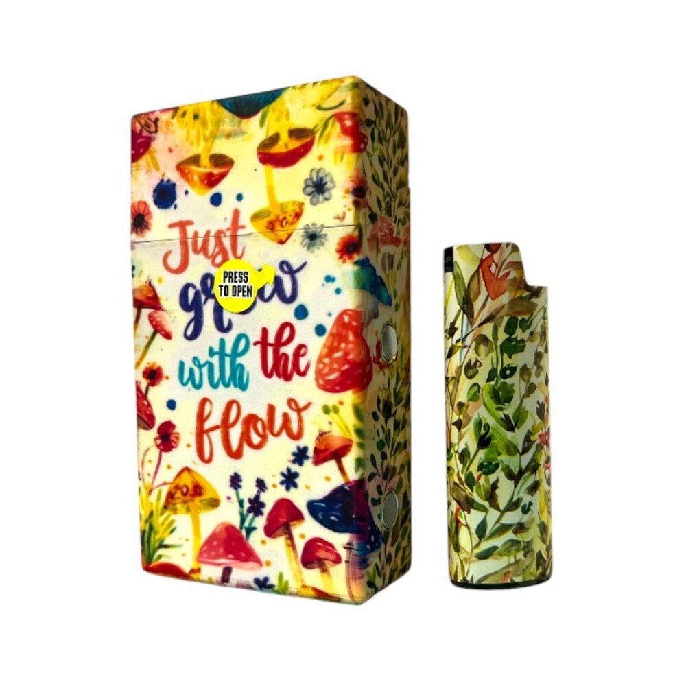 Colorful Plastic Cigarette Hard Case Fits 100's - Picture 4 of 4